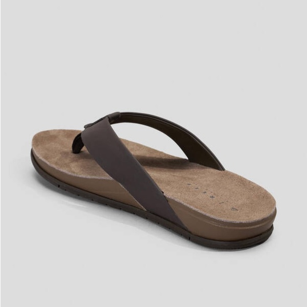 Men’s Sandals REEF OJAI THONGS - BROWN LEATHER Size 10 NWT Flip Flops - Picture 4 of 16